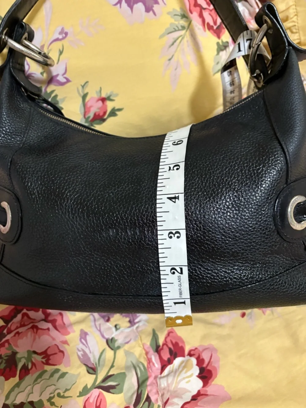 Longchamp Black Leather Bag ~ Forelli Style - Picture 11 of 12